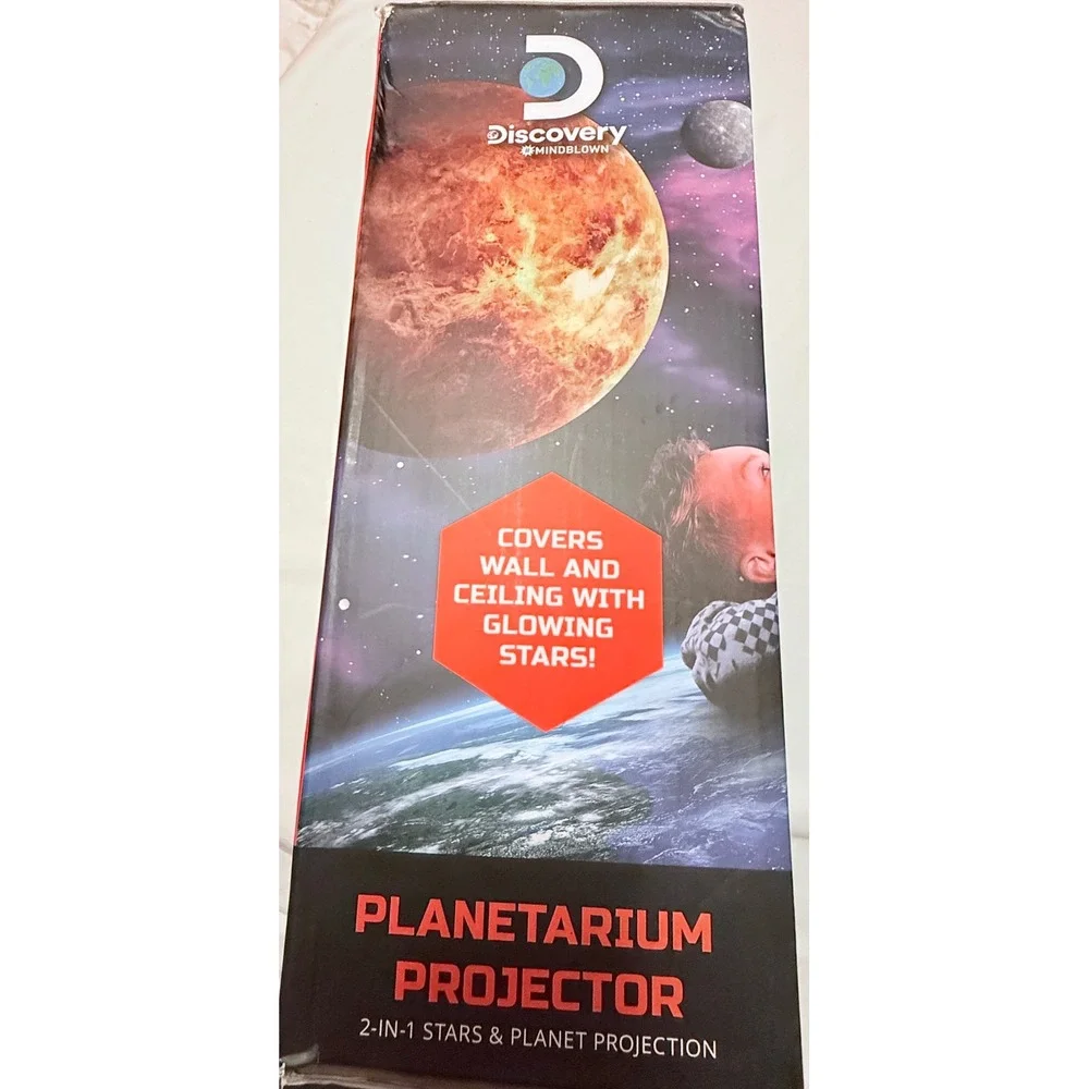 Discovery Planetarium Projector Kids Unisex OS White Good 2-in-1 Stars & Planets